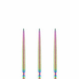 One80 Long Taper Dart Points - Sand Coated - Rainbow