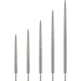 One80 Long Taper Dart Points - Sand Coated - Silver
