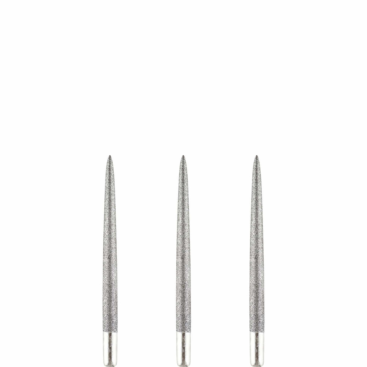 One80 Long Taper Dart Points - Sand Coated - Silver