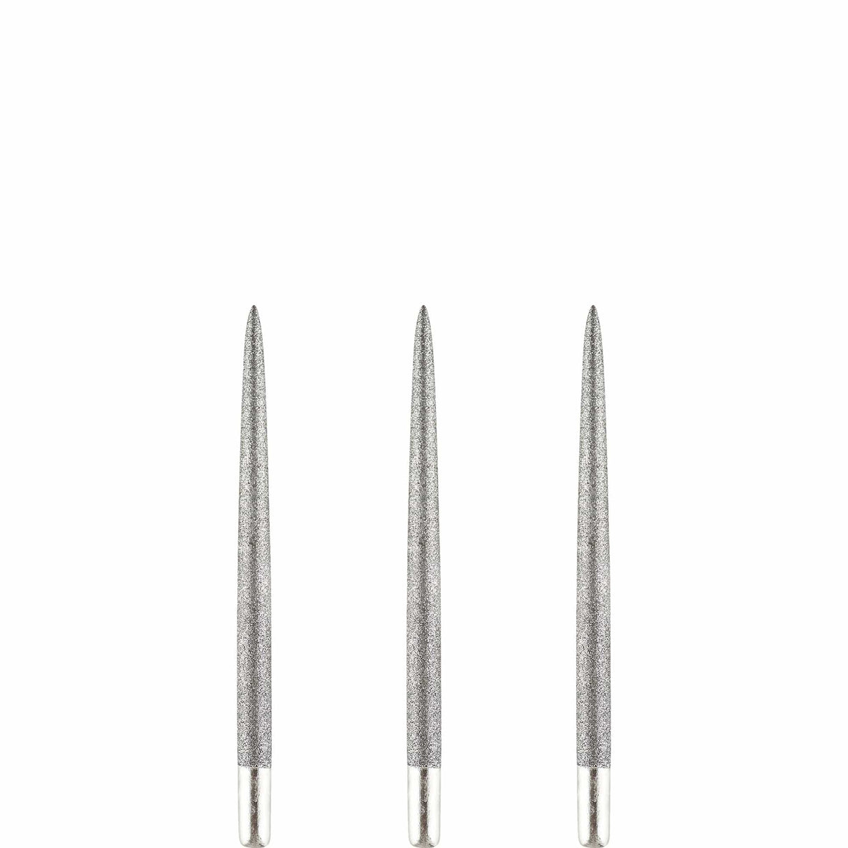 One80 Long Taper Dart Points - Sand Coated - Silver