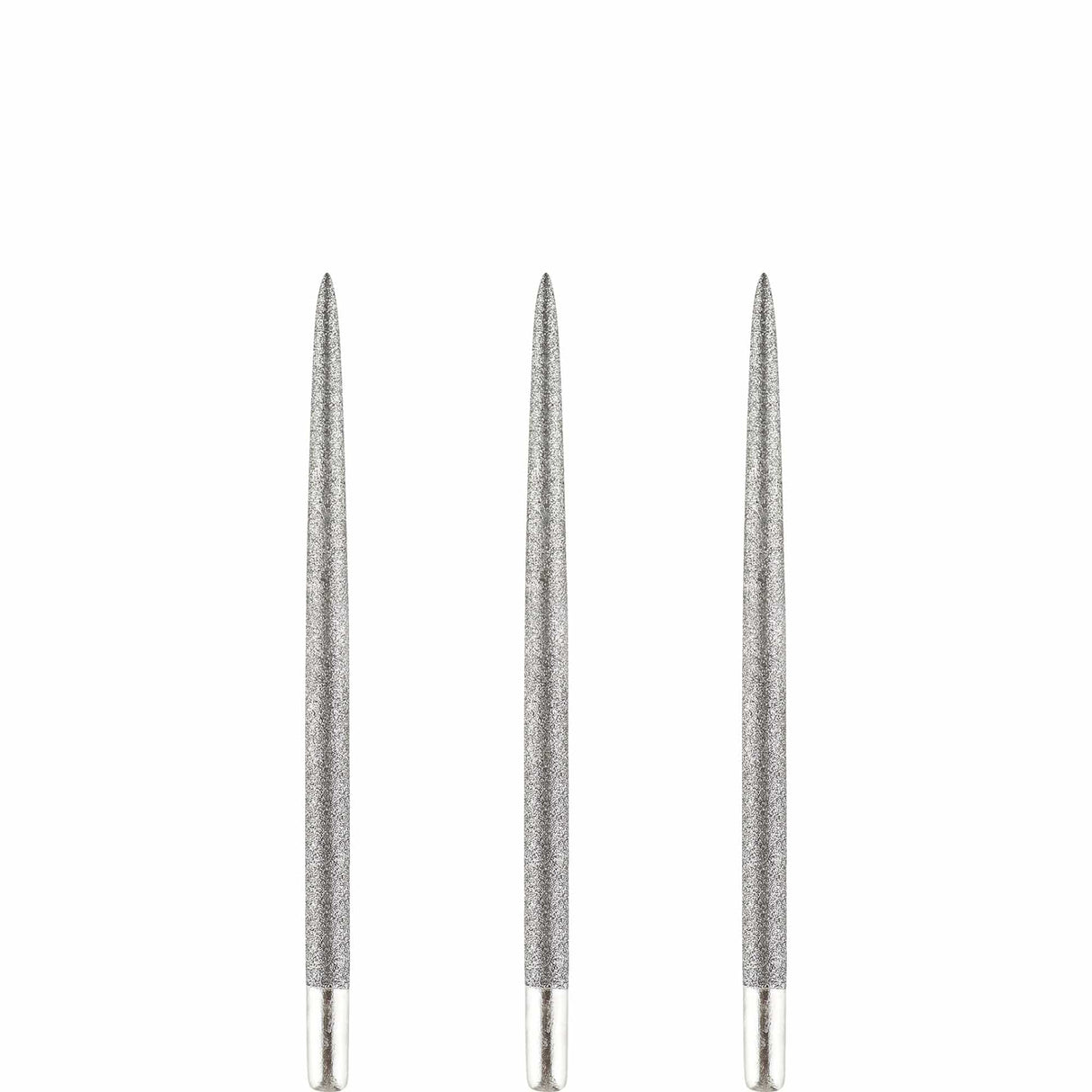 One80 Long Taper Dart Points - Sand Coated - Silver