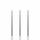 One80 Long Taper Dart Points - Sand Coated - Silver