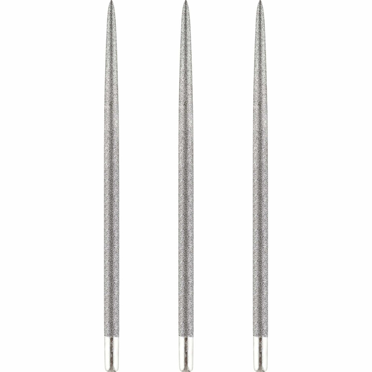 One80 Long Taper Dart Points - Sand Coated - Silver