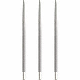 One80 Long Taper Dart Points - Sand Coated - Silver