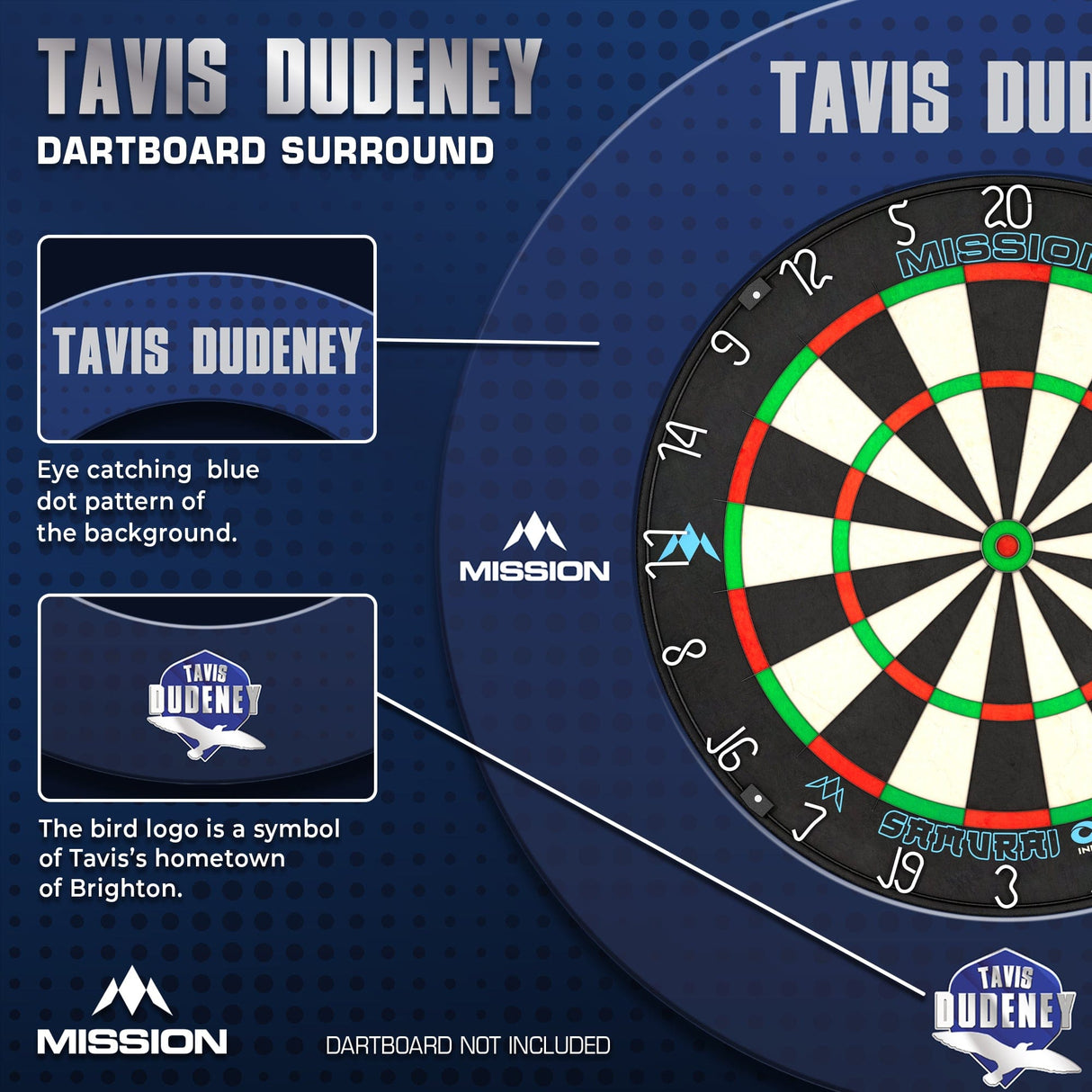 Mission Darts Players- Surround - Tavis Dudeney