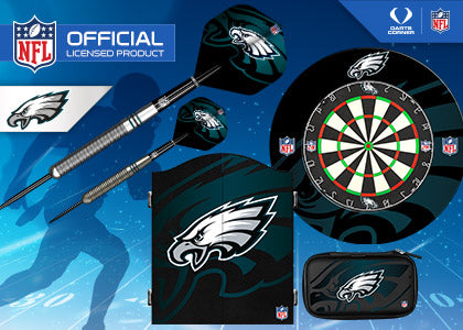 Philadelphia Eagles Fan's Choice Dartboard, Dart & Cabinet Set in Black  FREE SHIPPING