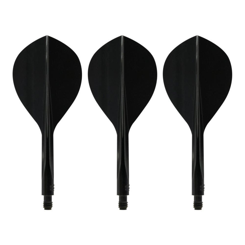 Condor AXE120 Dart Flights - Teardrop - Black
