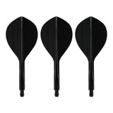 Condor AXE120 Dart Flights - Teardrop - Black