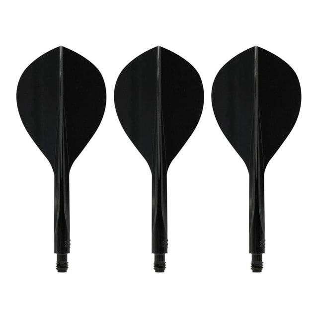 Condor AXE120 Dart Flights - Teardrop - Black