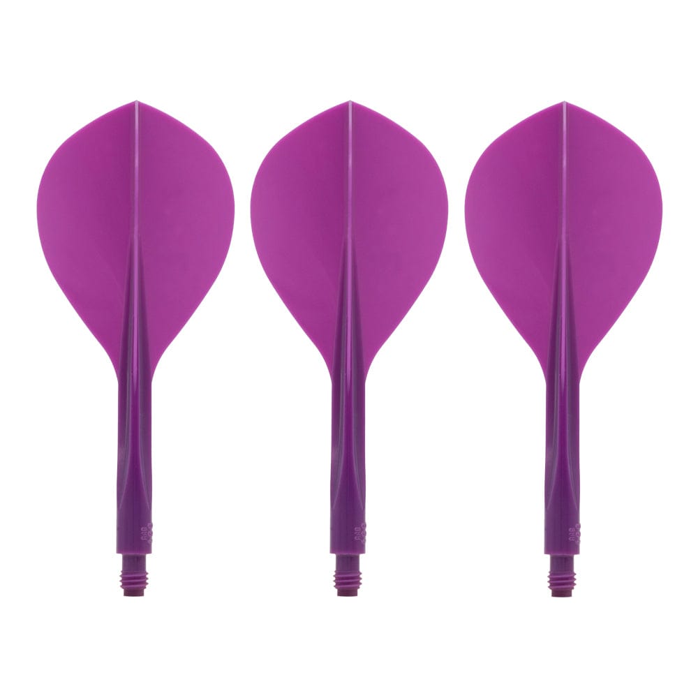 Condor AXE120 Dart Flights - Teardrop - Purple