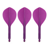 Condor AXE120 Dart Flights - Teardrop - Purple