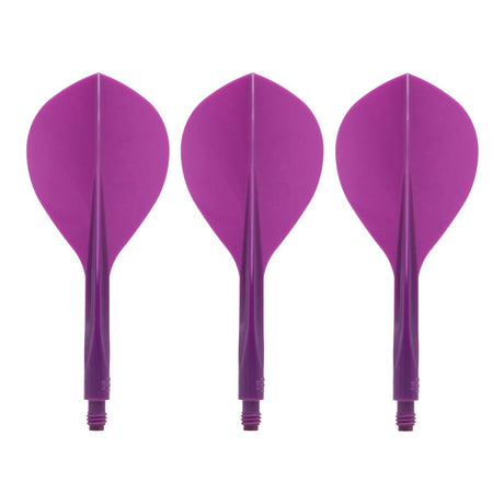 Condor AXE120 Dart Flights - Teardrop - Purple