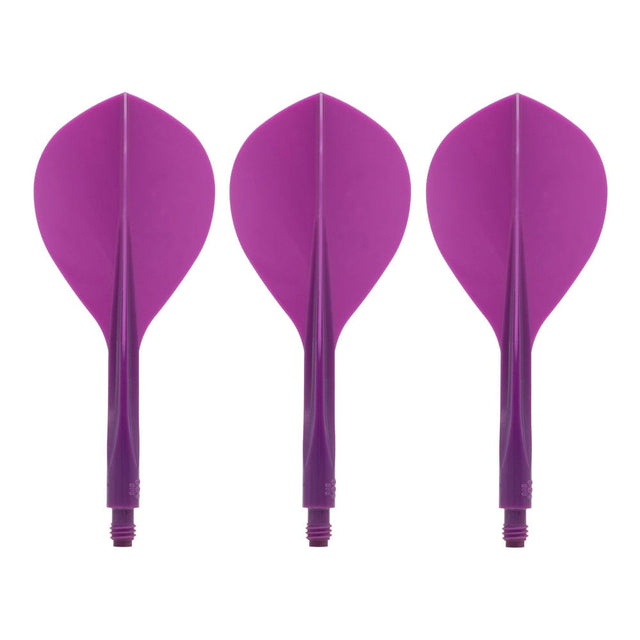 Condor AXE120 Dart Flights - Teardrop - Purple