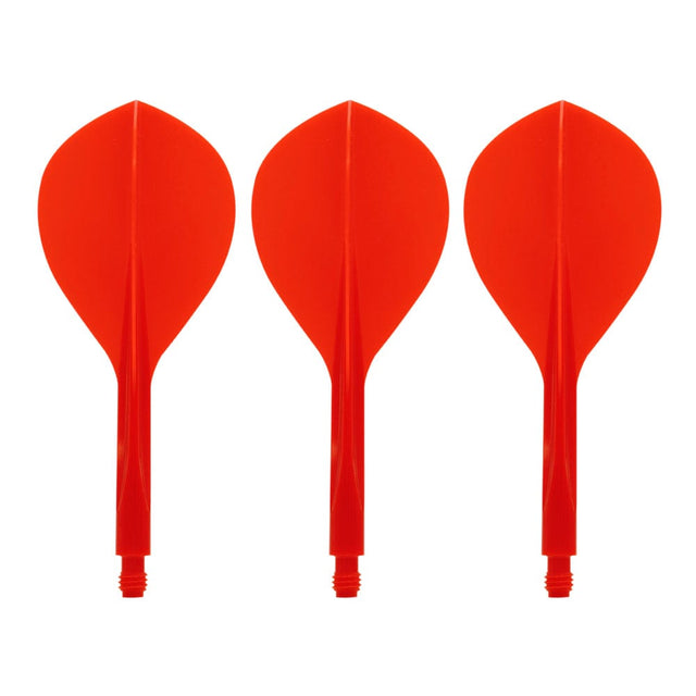 Condor AXE120 Dart Flights - Teardrop - Red