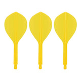 Condor AXE120 Dart Flights - Teardrop - Yellow
