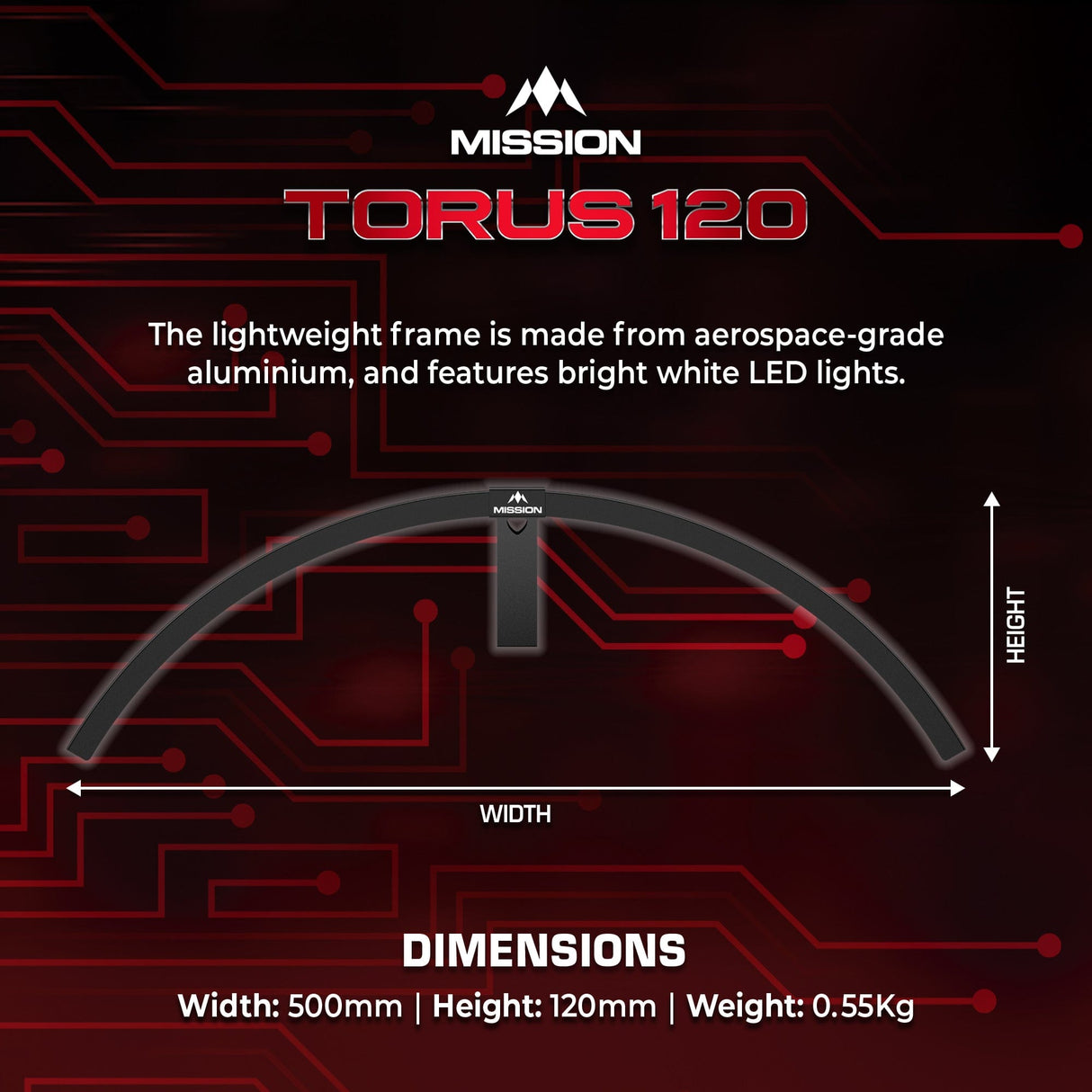 Mission Torus 120° - Lighting System - Bright White LED