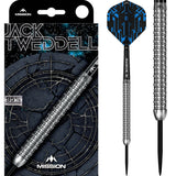 Mission Jack Tweddell Darts - Steel Tip - 95% Tungsten -  Silver