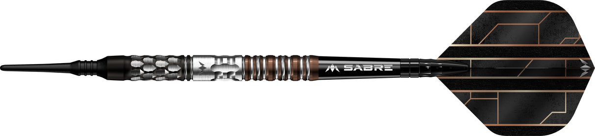 Mission Tycho Darts - Soft Tip - 90% Tungsten - Black & Bronze PVD - 20g