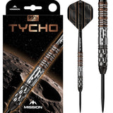 Mission Tycho Darts - Steel Tip - 90% Tungsten - Black & Bronze PVD