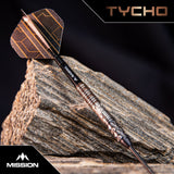 Mission Tycho Darts - Steel Tip - 90% Tungsten - Black & Bronze PVD