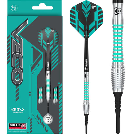 BULL'S Veco Darts - Soft Tip - 90% Tungsten - V2 - 18g