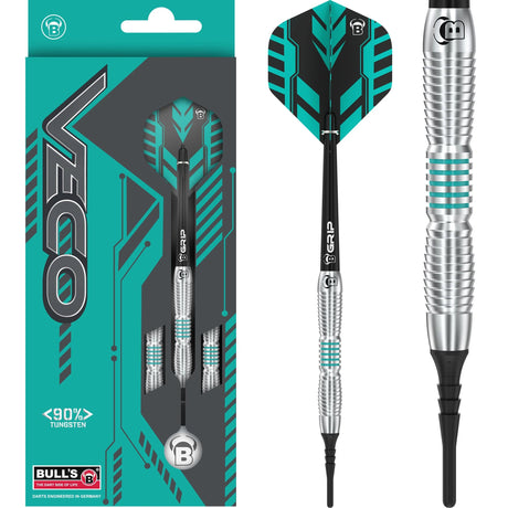 BULL'S Veco Darts - Soft Tip - 90% Tungsten - V3 - 18g