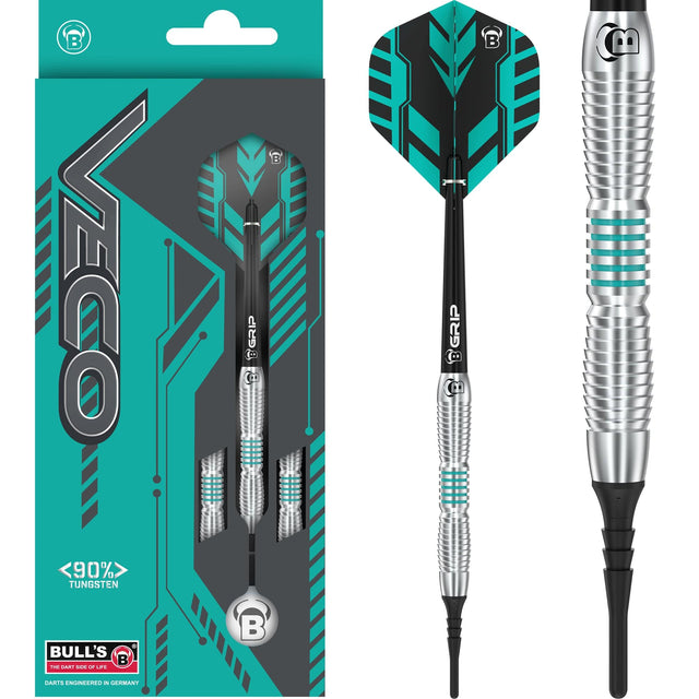BULL'S Veco Darts - Soft Tip - 90% Tungsten - V3 - 18g