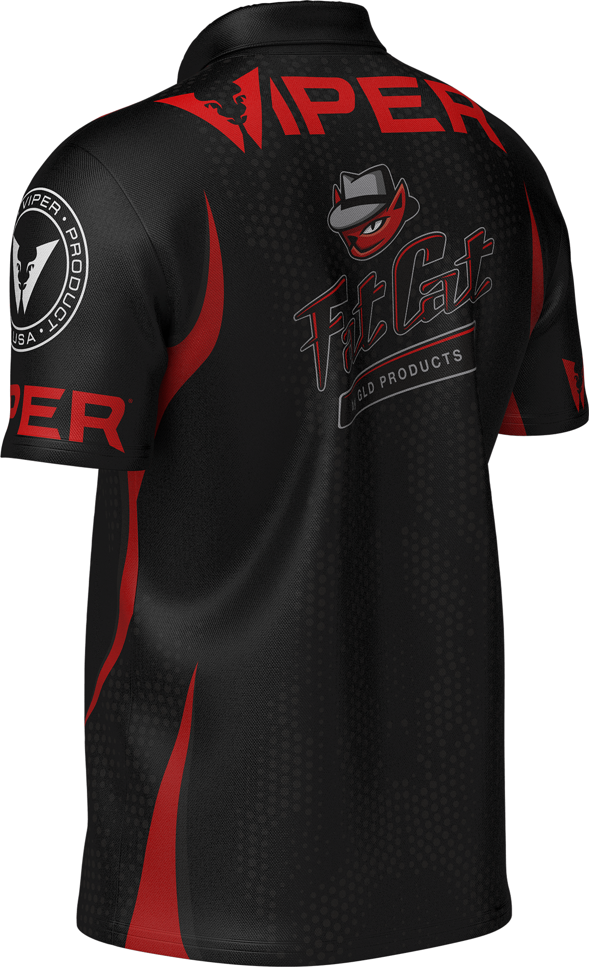 Viper Dart Shirt - Logo - Black & Red