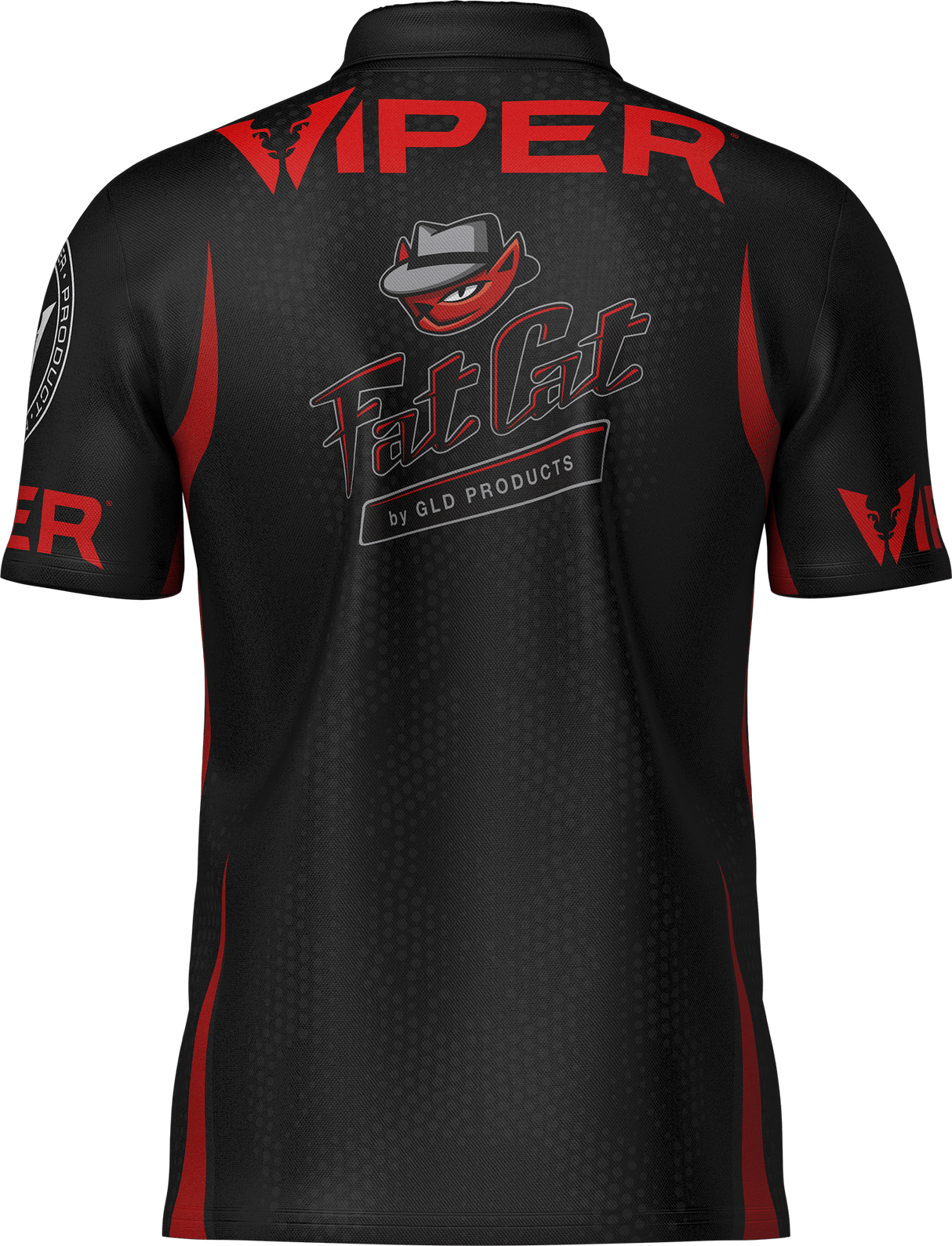Viper Dart Shirt - Logo - Black & Red