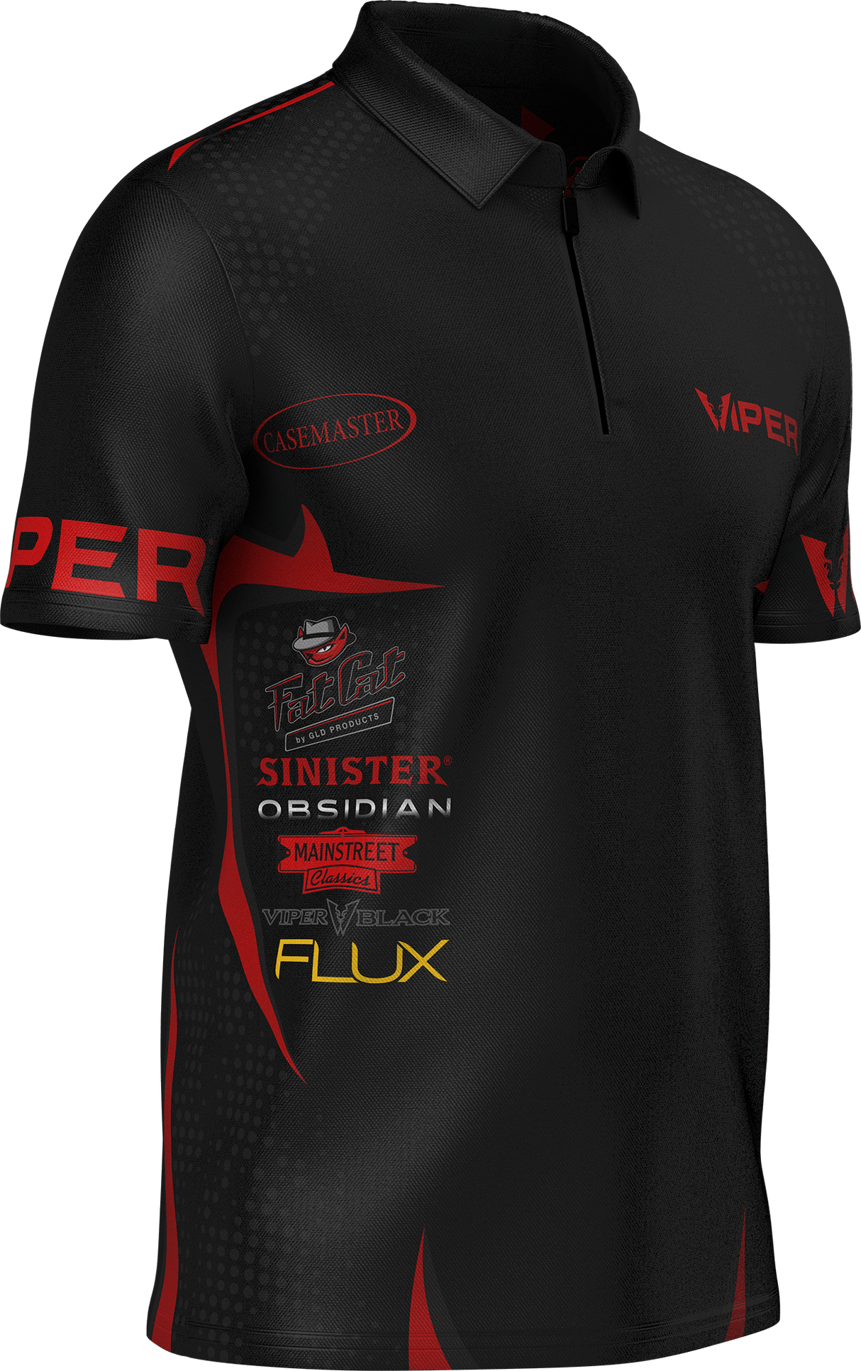 Viper Dart Shirt - Logo - Black & Red