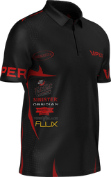 Viper Dart Shirt - Logo - Black & Red