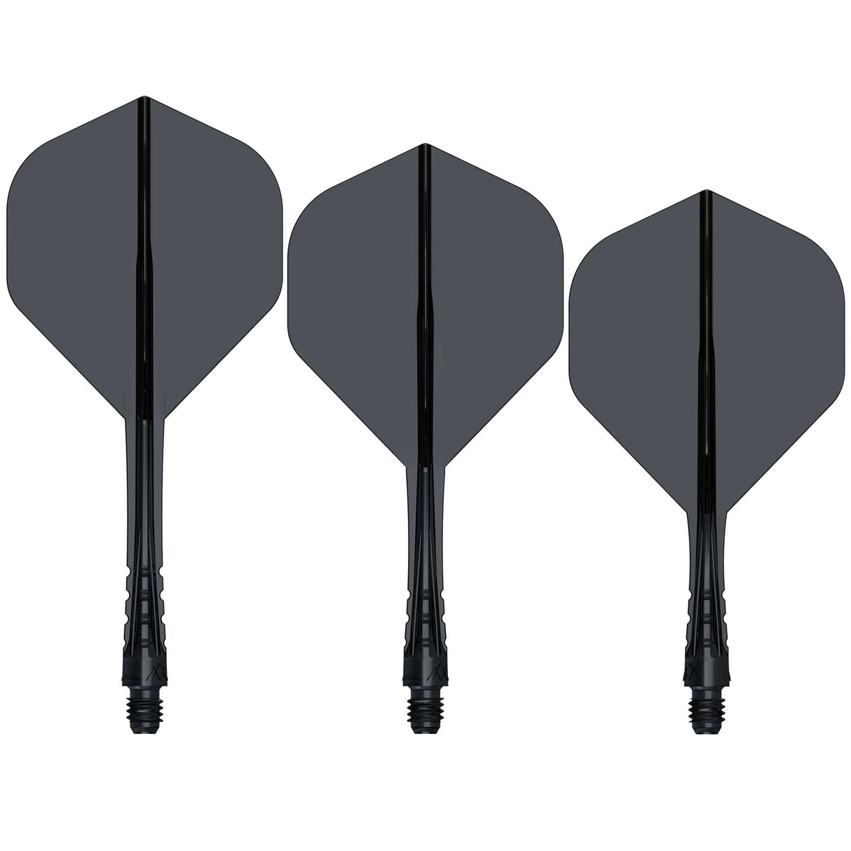 Mission Force 90 Vortex - Moulded Flight & Shaft - Standard No2 Clear Black / Short