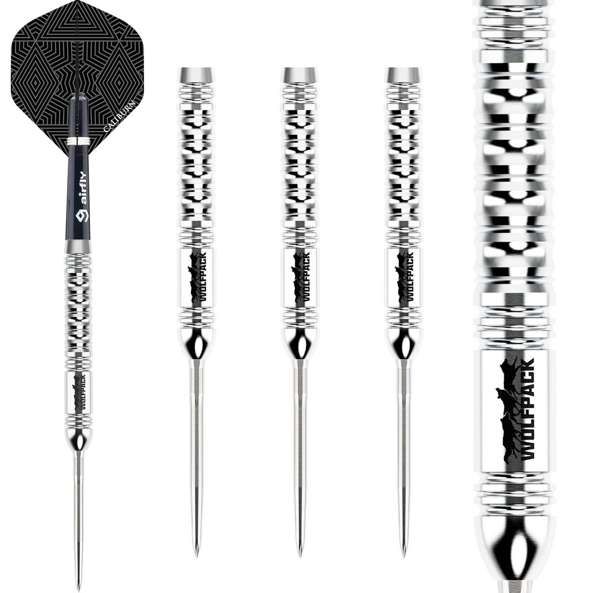Caliburn Wolfpack Darts - Steel Tip - 90% Tungsten - W1 - 23g