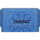 *Cuesoul - Antie Dart Flight Holder - Printed Design - Dartboard Blue