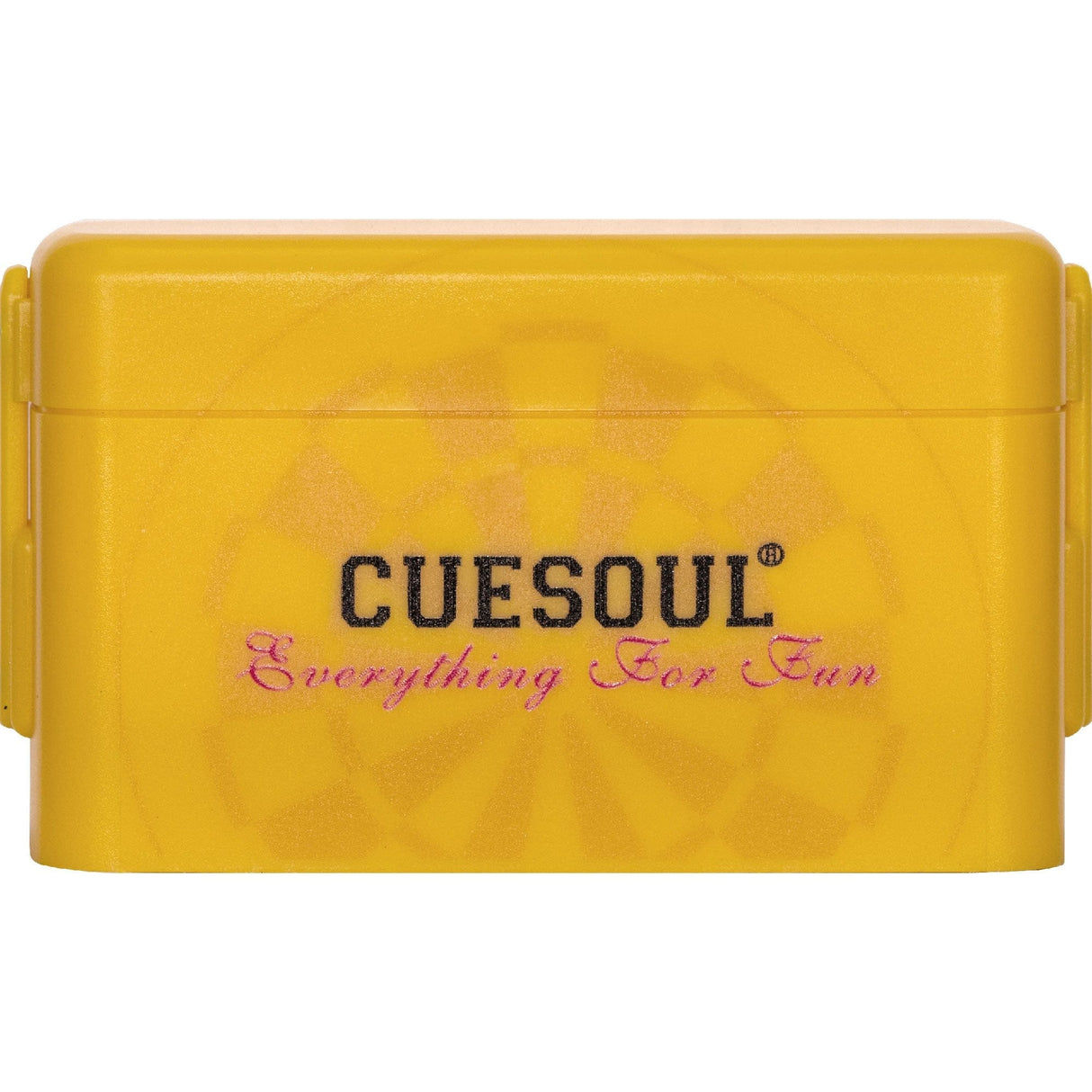 *Cuesoul - Antie Dart Flight Holder - Printed Design - Dartboard Yellow