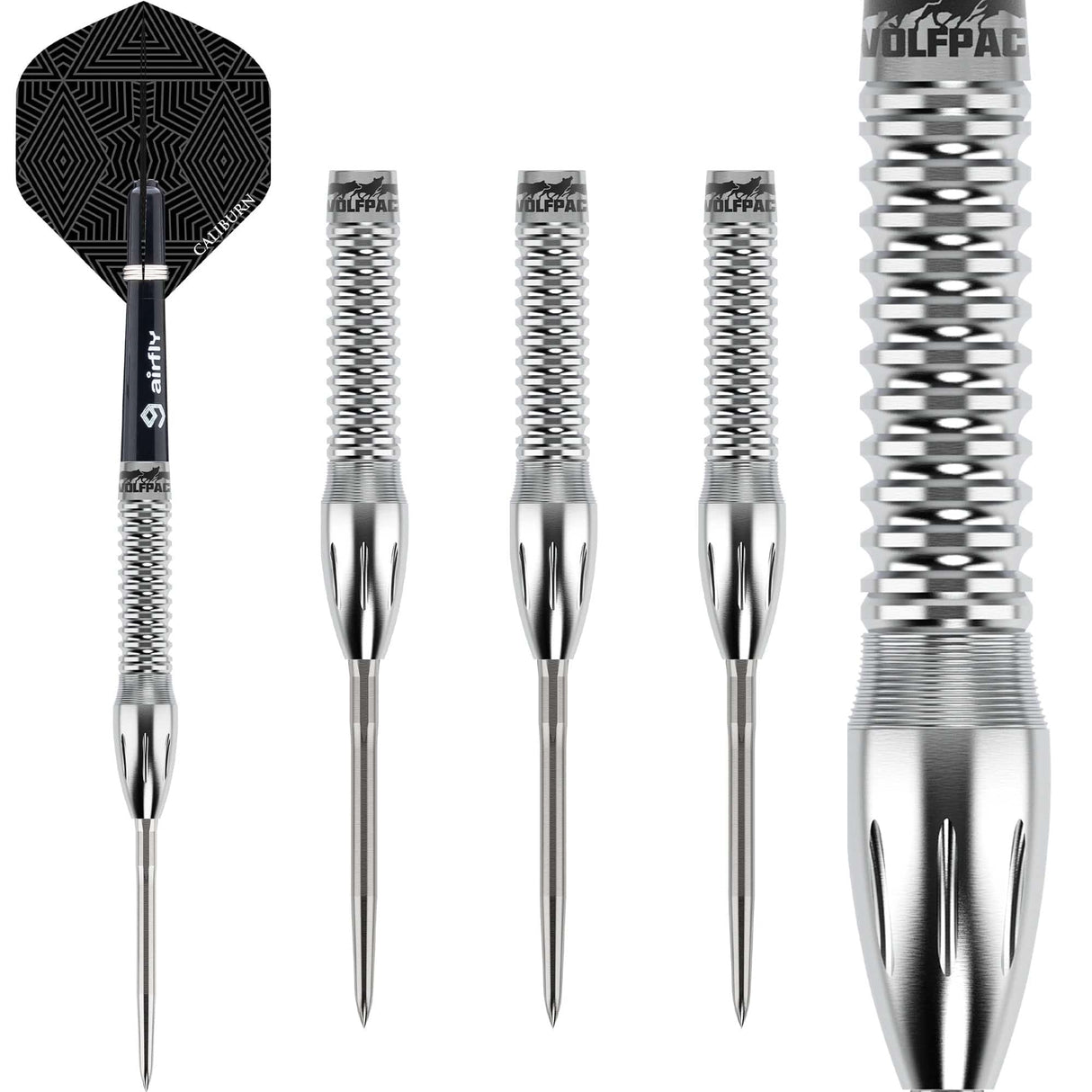 Caliburn Wolfpack Darts - Steel Tip - 90% Tungsten - W4 - 20g