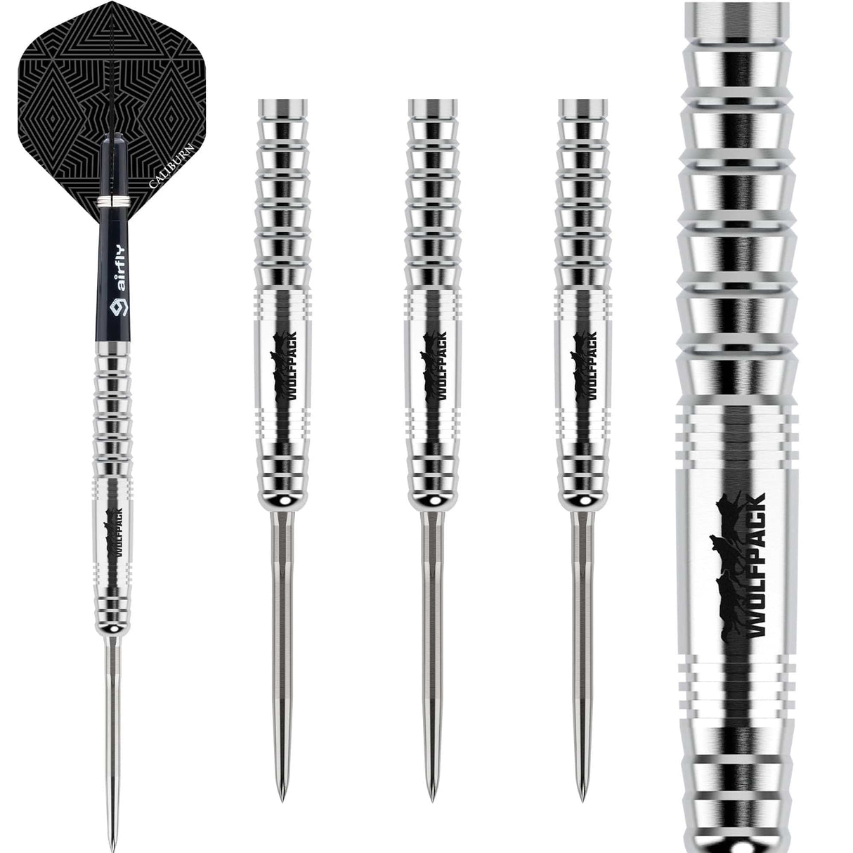 Caliburn Wolfpack Darts - Steel Tip - 90% Tungsten - W6 - 22g