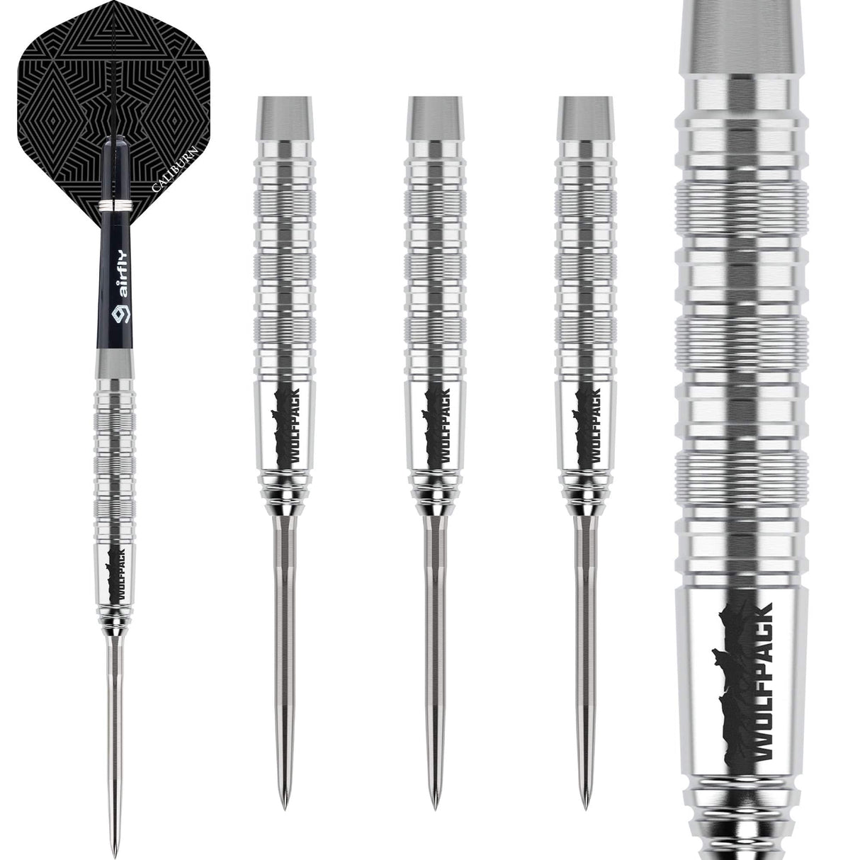 Caliburn Wolfpack Darts - Steel Tip - 90% Tungsten - W7 - 21g