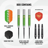 Shot Pro Series Turbo Darts - Steel Tip - 90% Tungsten - Willie O Connor