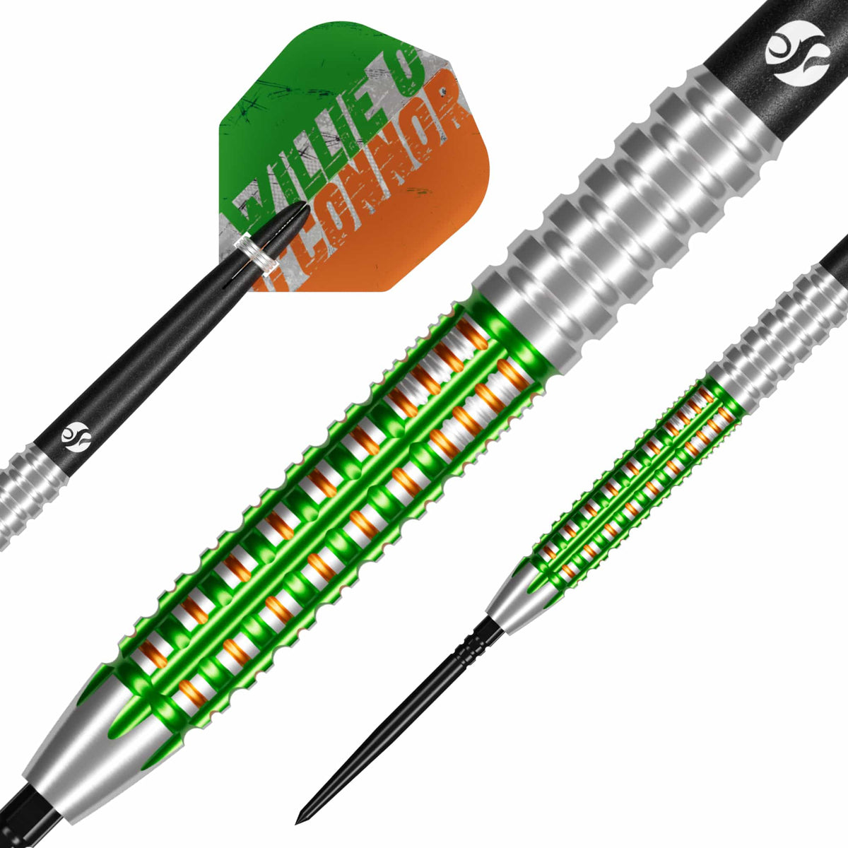 Shot Pro Series Turbo Darts - Steel Tip - 90% Tungsten - Willie O Connor