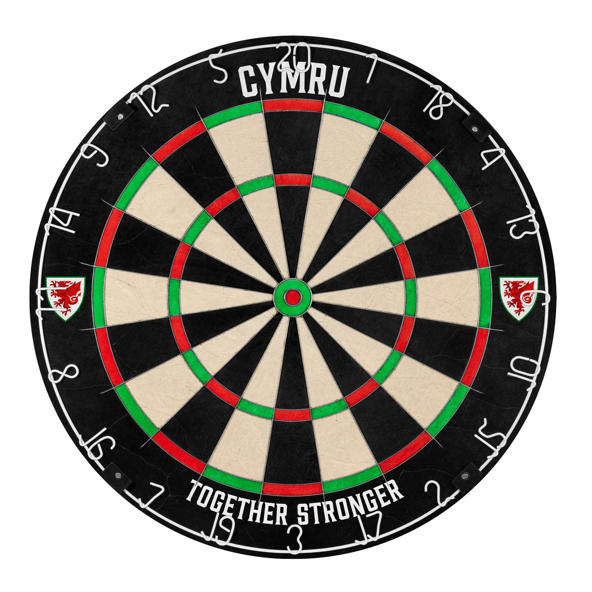 Wales Printed Dartboard & Printed Surround - Cymru