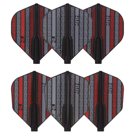 Cosmo Darts Fit Flight - Player - Wessel Nijman - Dark Black