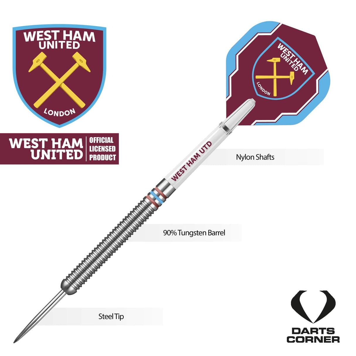 Red Dragon Tottenham Hotspur Football Club Dart Flights - 3 Sets (9 flights total Red Dragon Tottenham Hotspur Football Club Dart Flights - 3 Sets (9 flights total