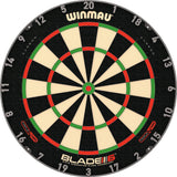 Winmau Blade 6 Dartboard - Professional - with Rota Lock System - Blade 6 Triple Core Carbon