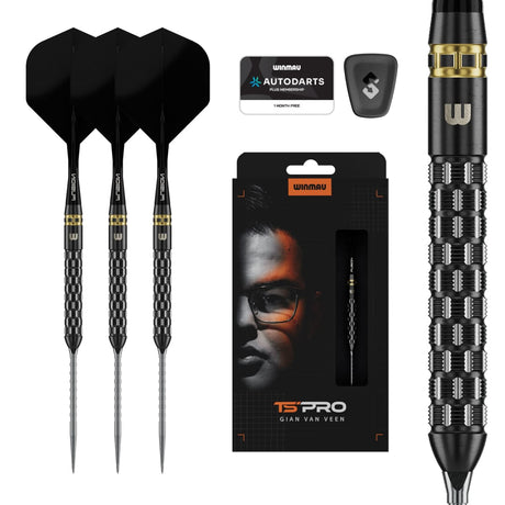 Winmau Gian van Veen Switch Darts - Steel Tip - 90% Tungsten - TS-Pro