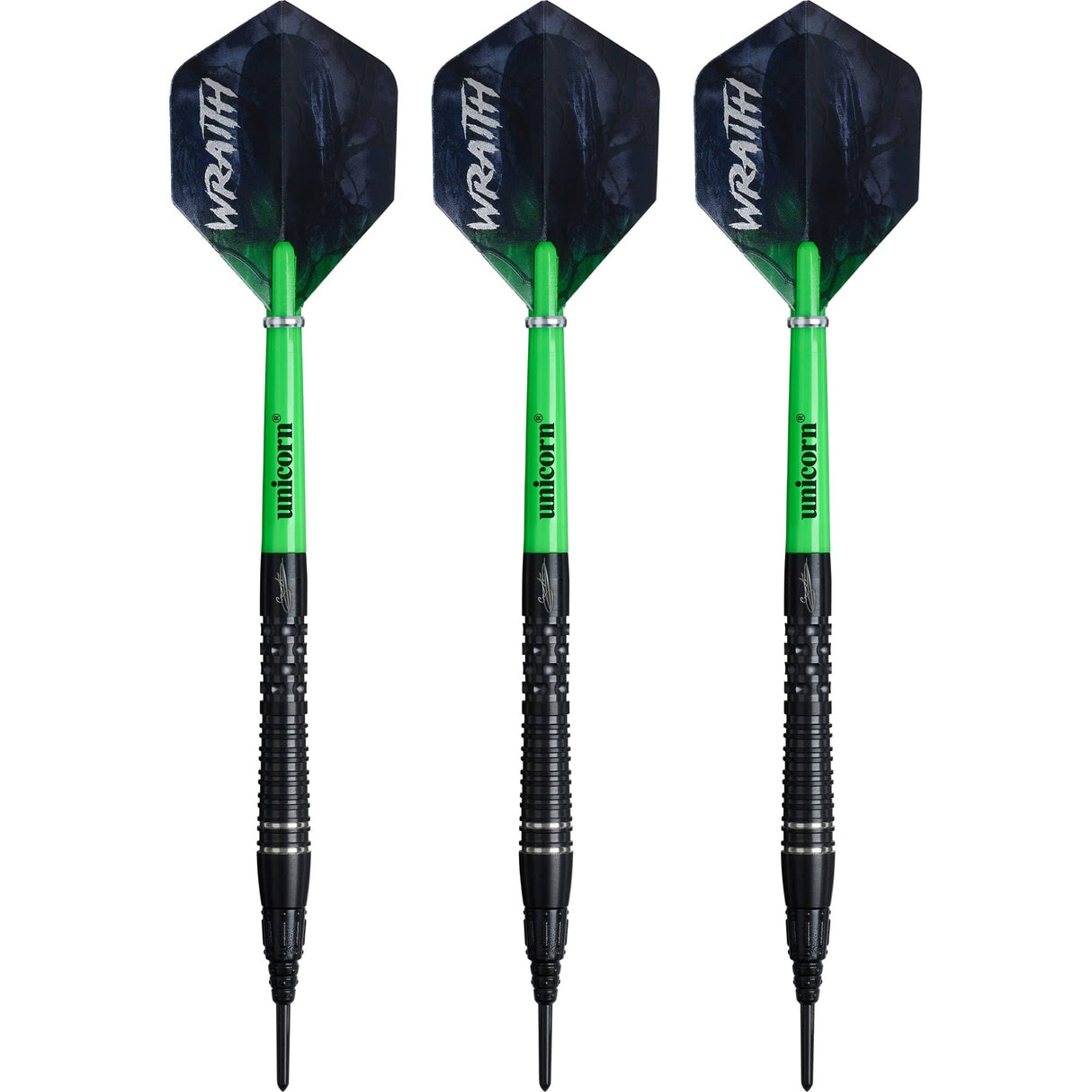 Unicorn Wraith Darts - Soft Tip - 90% Tungsten - Gary Anderson - Phase 6 20g
