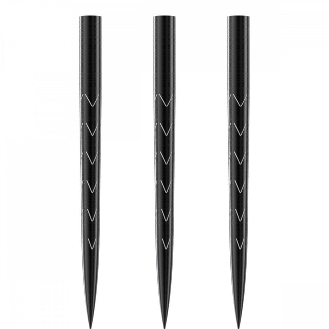 *BULL'S Magma Dart Points - Replacement Spare Points - 35mm - Black