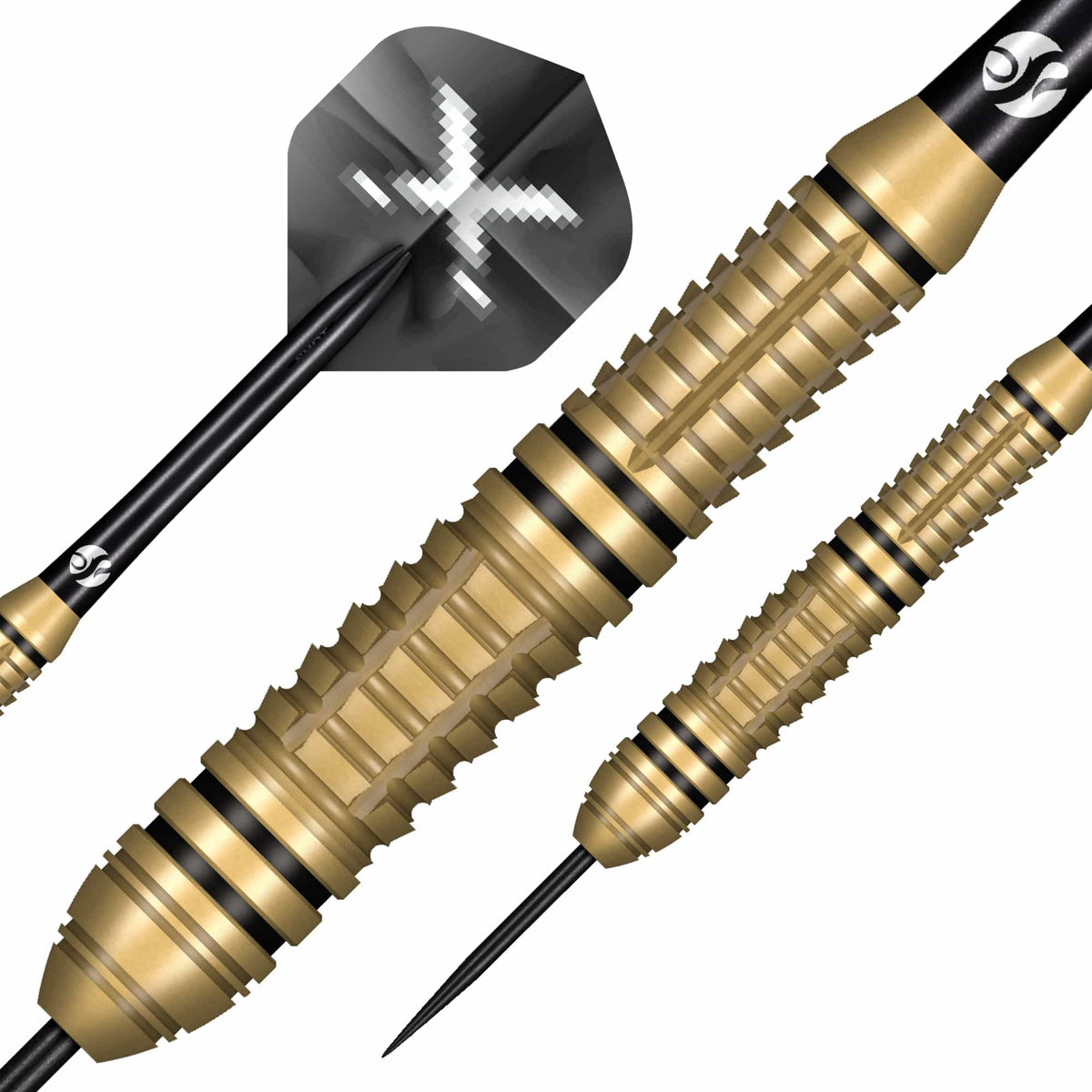 Shot X-Boost Darts - Steel Tip - Brass