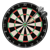 *XQMax Darts Dartboard Starter Set - With Scoreboard - 2 Sets Brass Darts