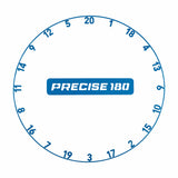 Precise 180 Number Ring - One-Piece - Colours Arctic Blue